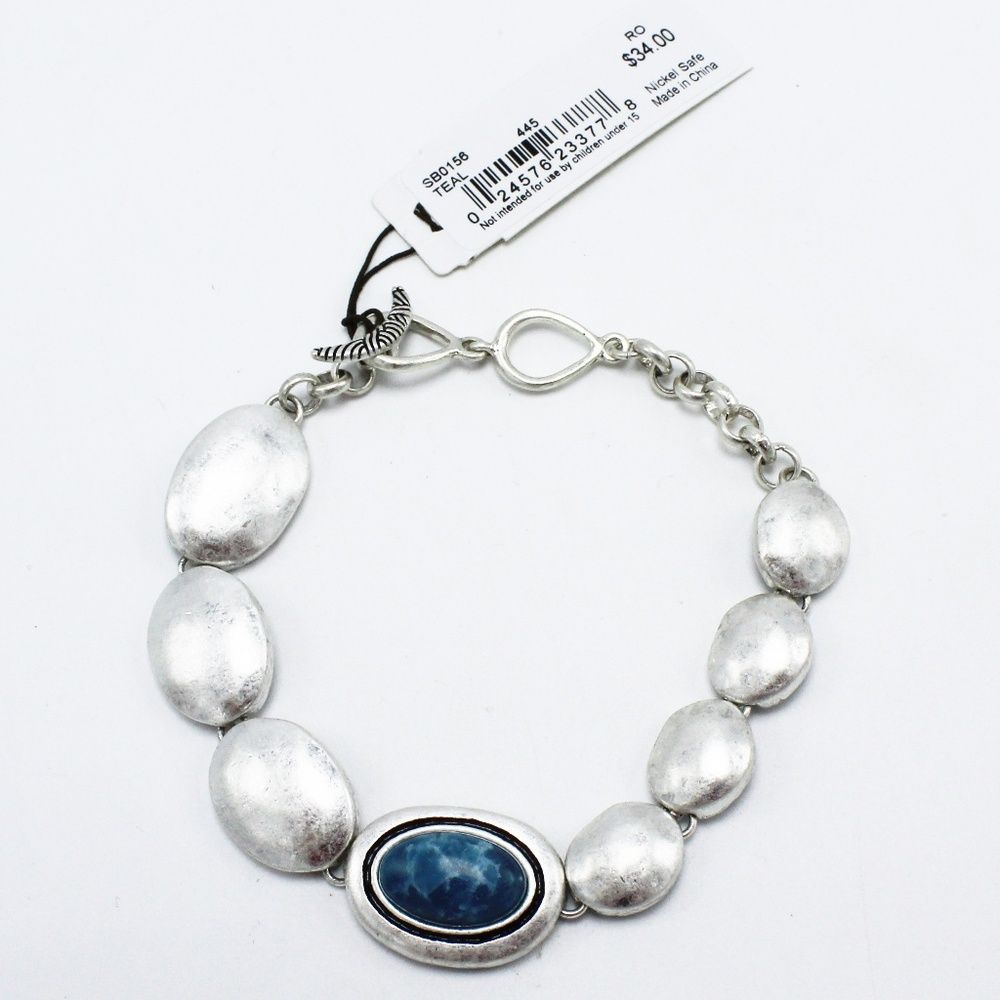 The Sak Womens Oval Stone Line Bracelet 10$